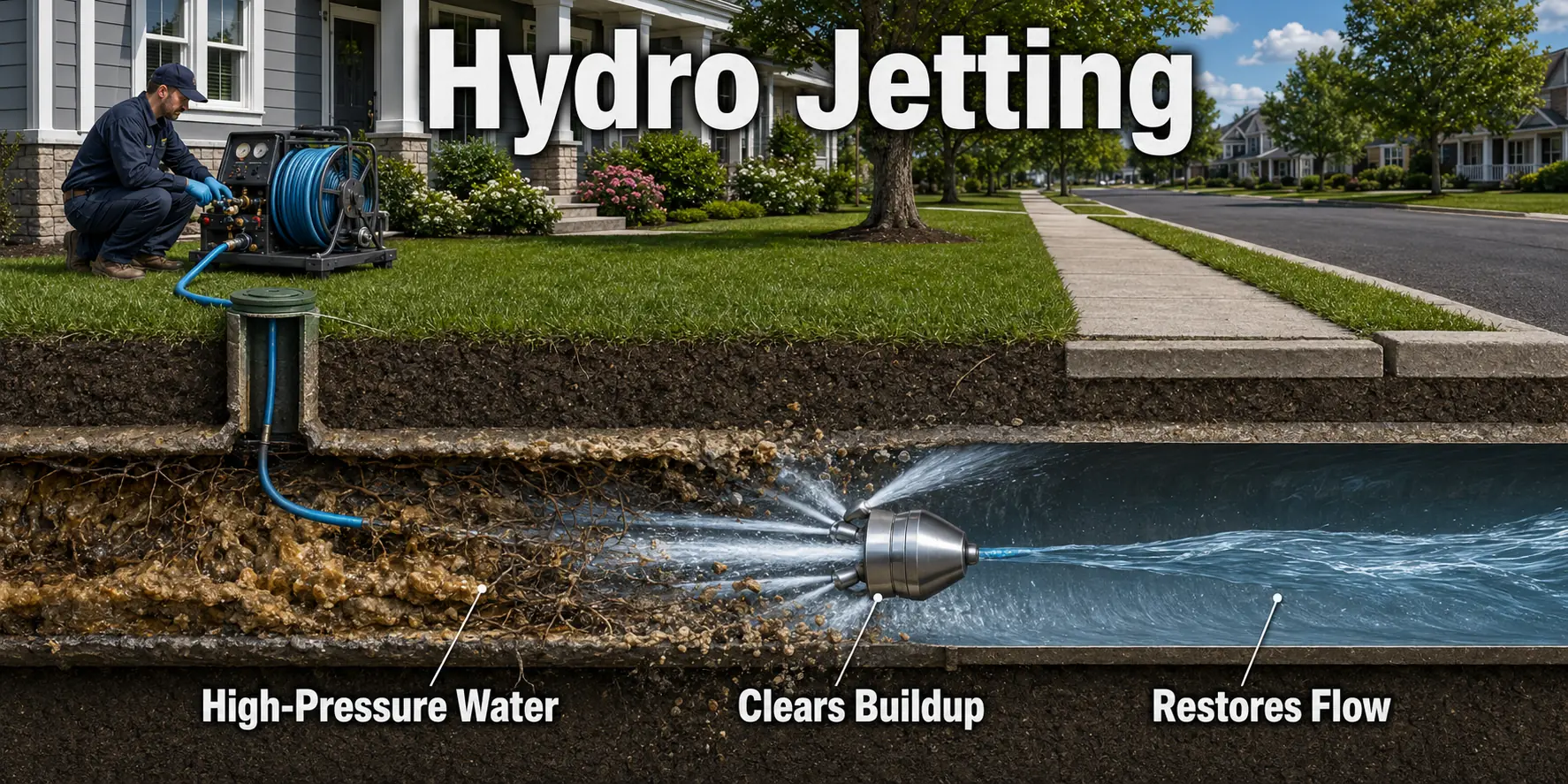 Arlington Virginia Hydro Jetting Sewer Cleaning
